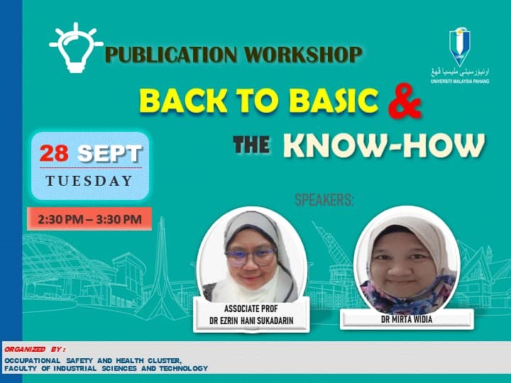 Publication Workshop: Back to Basic & The Know-How